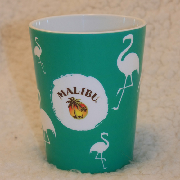 Malibu Rum Summer Cup Mug Tumblr Flamingo - Picture 1 of 6